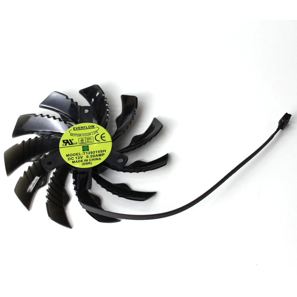 T129215SH 85mm Graphics Card Cooling Fan for ZOTAC GTX950 960 1060 Mini ITX P106-090 Graphics Card Cooler Fan
T129215SH 85mm Graphics Card Cooling Fan for ZOTAC GTX950 960 1060 Mini ITX P106-090 Graphics Card Cooler Fan