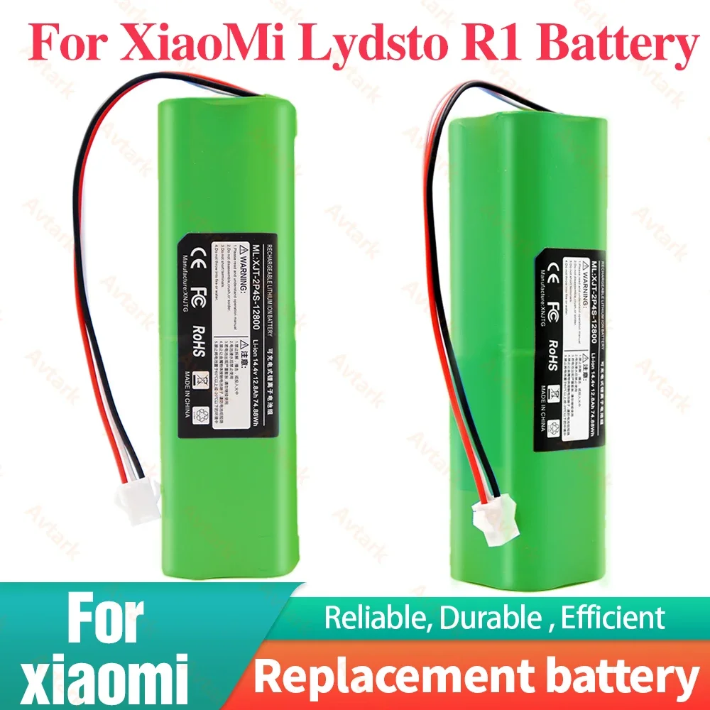 Original Roidmi Eve Plus Viomi S9 Rechargeable Li-ion Battery Robot Vacuum Cleaner R1 Battery Pack with Capacity 12800mAh
Original Roidmi Eve Plus Viomi S9 Rechargeable Li-ion Battery Robot Vacuum Cleaner R1 Battery Pack with Capacity 12800mAh