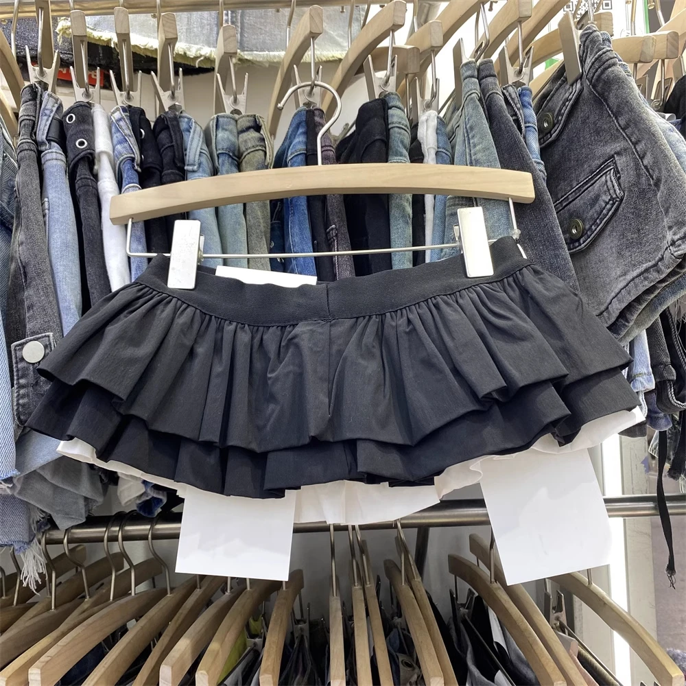 Autumn high-waisted elastic waist ruffled fluffy ultra-short skirt Yangqi hundred fart curtain decorative skirt
Autumn high-waisted elastic waist ruffled fluffy ultra-short skirt Yangqi hundred fart curtain decorative skirt
