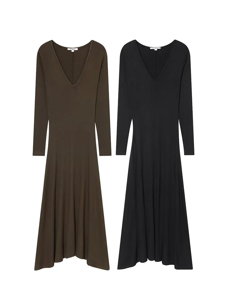 HH женская весенняя модная внутренняя одежда с длинными рукавами и V-образным вырезом, облегающий пуловер, длинное платье, женское повседневное удобное утягивающее платье
HH женская весенняя модная внутренняя одежда с длинными рукавами и V-образным вырезом, облегающий пуловер, длинное платье, женское повседневное удобное утягивающее платье