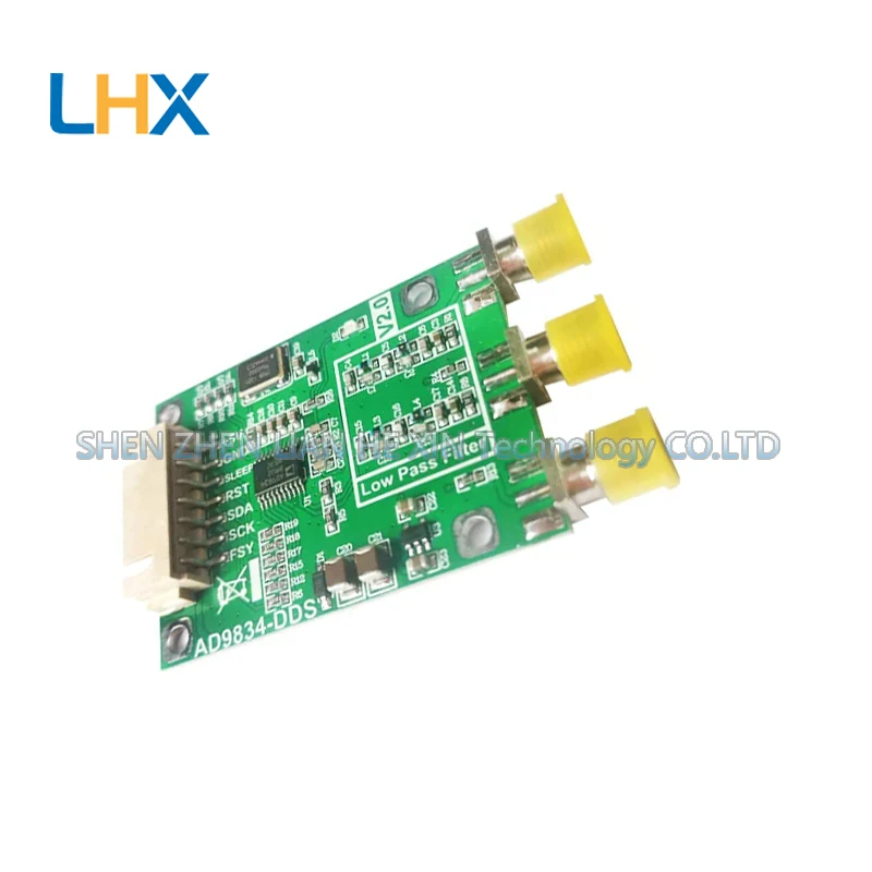 AD9834 sine wave triangle wave square wave signal generator high speed DDS module DDS sweep frequency source
AD9834 sine wave triangle wave square wave signal generator high speed DDS module DDS sweep frequency source