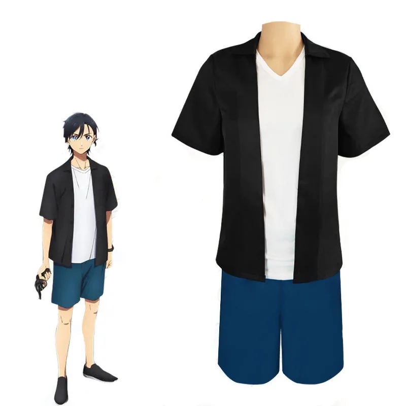 Anime Summer Time Rendering Shinpei Ajiro Anime Cosplay Costume Shirt Shorts Coat Sets
Anime Summer Time Rendering Shinpei Ajiro Anime Cosplay Costume Shirt Shorts Coat Sets