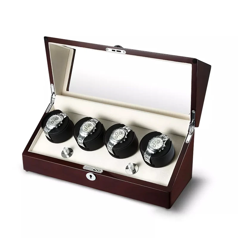 New Automatic Watch Winder No. 8097-8099, Single Watch Double Watch Three Watch Four Watch Collection Box
New Automatic Watch Winder No. 8097-8099, Single Watch Double Watch Three Watch Four Watch Collection Box