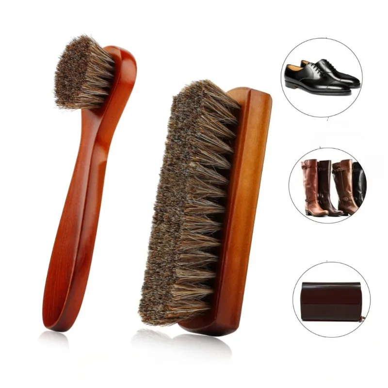 2pcs Horsehair Shine Shoes Brush Polish Kit,Boot Brush,Horse Hair Brush for Cleaning Leather Shoes Boot Care Clean Brush
2pcs Horsehair Shine Shoes Brush Polish Kit,Boot Brush,Horse Hair Brush for Cleaning Leather Shoes Boot Care Clean Brush