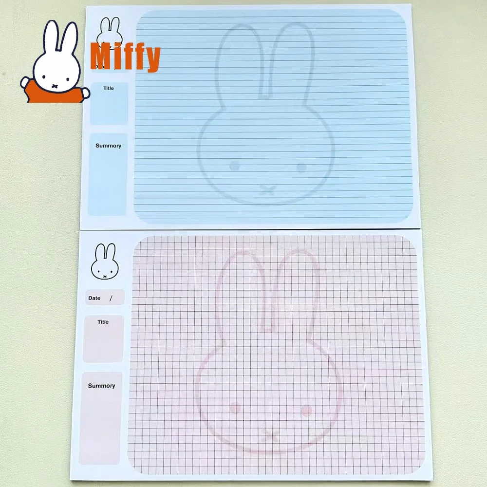 Kawaii Miffy Memo Pad Cute Rabbit Stationery Notebook Thick B5 Lined Grid Paper Aesthetic Student School Office Supply Gift
Kawaii Miffy Memo Pad Cute Rabbit Stationery Notebook Thick B5 Lined Grid Paper Aesthetic Student School Office Supply Gift