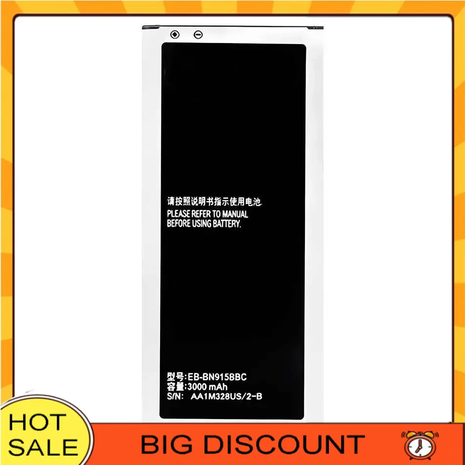 Battery EB-BN915BBC 3000Mah For Samsung Galaxy Note Edge N9150 N915 N915K N915L N915S N915X SM-N915 N915A N915D N915F
Battery EB-BN915BBC 3000Mah For Samsung Galaxy Note Edge N9150 N915 N915K N915L N915S N915X SM-N915 N915A N915D N915F
