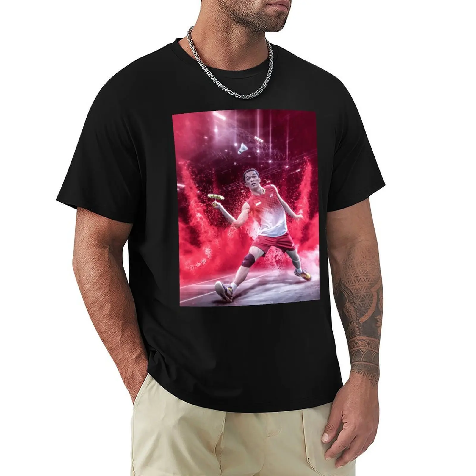 Taufik Hidayat T-Shirt cheap stuff korean fashion Funny t-shirts summer shirt mens clothes
Taufik Hidayat T-Shirt cheap stuff korean fashion Funny t-shirts summer shirt mens clothes