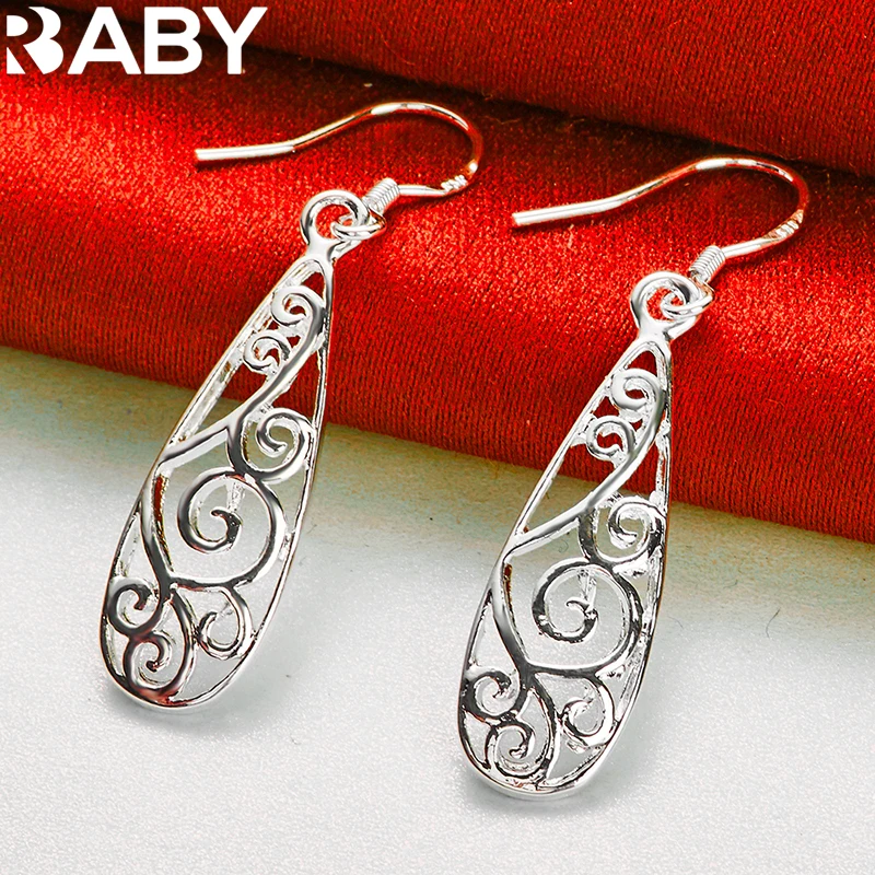 925 Sterling Silver Long Water Droplet Dangle Earrings For Women Wedding Accessories Fashion Party Charm Jewelry Gift
925 Sterling Silver Long Water Droplet Dangle Earrings For Women Wedding Accessories Fashion Party Charm Jewelry Gift