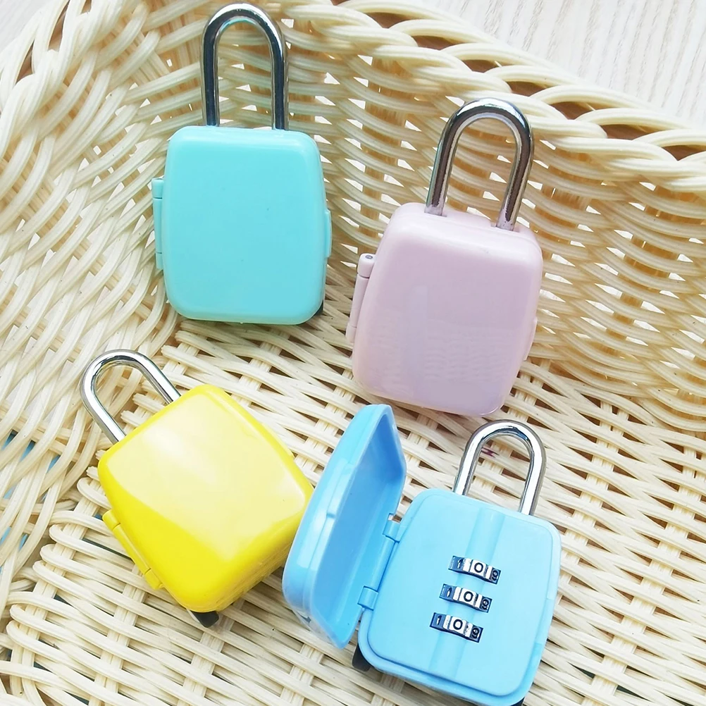 4 Pcs Luggage Lock Zinc Alloy ABS Small Padlock for Suitcase Locker Durable Rust Proof Weather Resistant Storage Cabinet Gate
4 Pcs Luggage Lock Zinc Alloy ABS Small Padlock for Suitcase Locker Durable Rust Proof Weather Resistant Storage Cabinet Gate