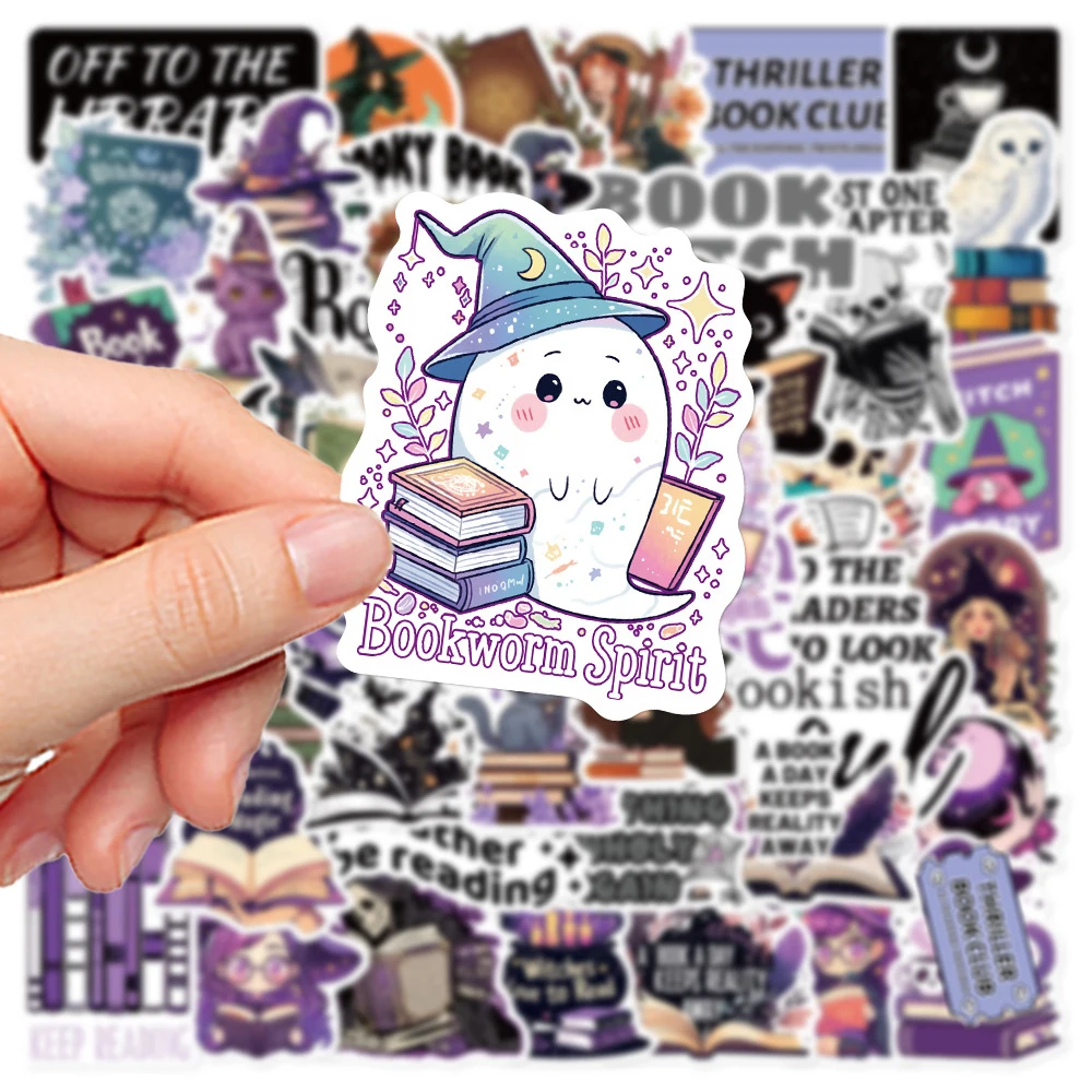 10/30/50/100pcs Gothic Purple Magic Witch Bookish Stickers Cool Cartoon Reading Book Decals Skateboard Notebook Phone Sticker
10/30/50/100pcs Gothic Purple Magic Witch Bookish Stickers Cool Cartoon Reading Book Decals Skateboard Notebook Phone Sticker