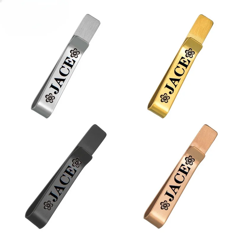 Персонализированные зажимы для галстука из нержавеющей стали для мужчин, индивидуальная гравировка логотипа, имя, зажимы для галстука, свадебная вечеринка, подарок на день Святого Валентина 2024 
Персонализированные зажимы для галстука из нержавеющей стали для мужчин, индивидуальная гравировка логотипа, имя, зажимы для галстука, свадебная вечеринка, подарок на день Святого Валентина 2024