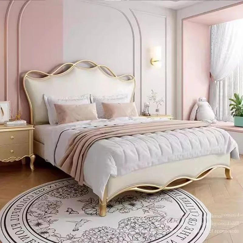 Princess Sleeping Massage Bed Bedroom Sofa Luxury Double Design King Size Castle Bed Platform Leather Beliche Trendy Furniture
Princess Sleeping Massage Bed Bedroom Sofa Luxury Double Design King Size Castle Bed Platform Leather Beliche Trendy Furniture