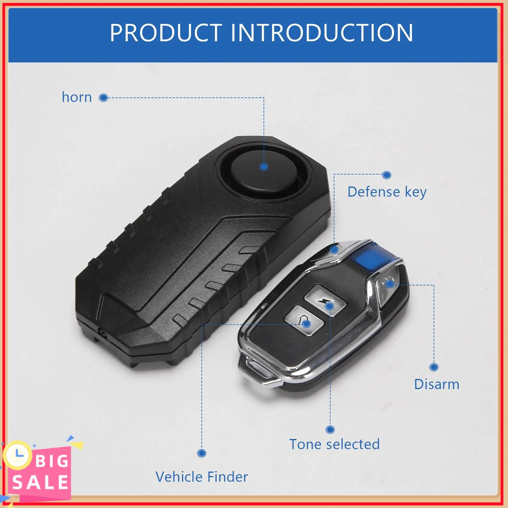 Exclusive 113Db Super Loud Wireless Motorcycle Bicycle Alarm Security Anti-Theft Alarm With Remote Control Waterproof Black
Exclusive 113Db Super Loud Wireless Motorcycle Bicycle Alarm Security Anti-Theft Alarm With Remote Control Waterproof Black