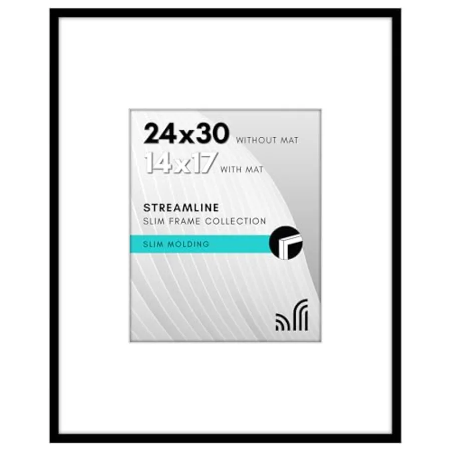 24x30 Picture Frame with Polished Plexiglass - Use as 14x17 Frame with Mat or Display 24x30 Photo Without Mat - Signature Colle
24x30 Picture Frame with Polished Plexiglass - Use as 14x17 Frame with Mat or Display 24x30 Photo Without Mat - Signature Colle