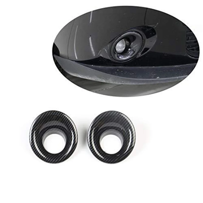 Carbon Fiber Front Fog Light Hood Fog Lamp Ring Cover Trim for Dodge Challenger 2015 2016 2017 2018 2019 
Carbon Fiber Front Fog Light Hood Fog Lamp Ring Cover Trim for Dodge Challenger 2015 2016 2017 2018 2019