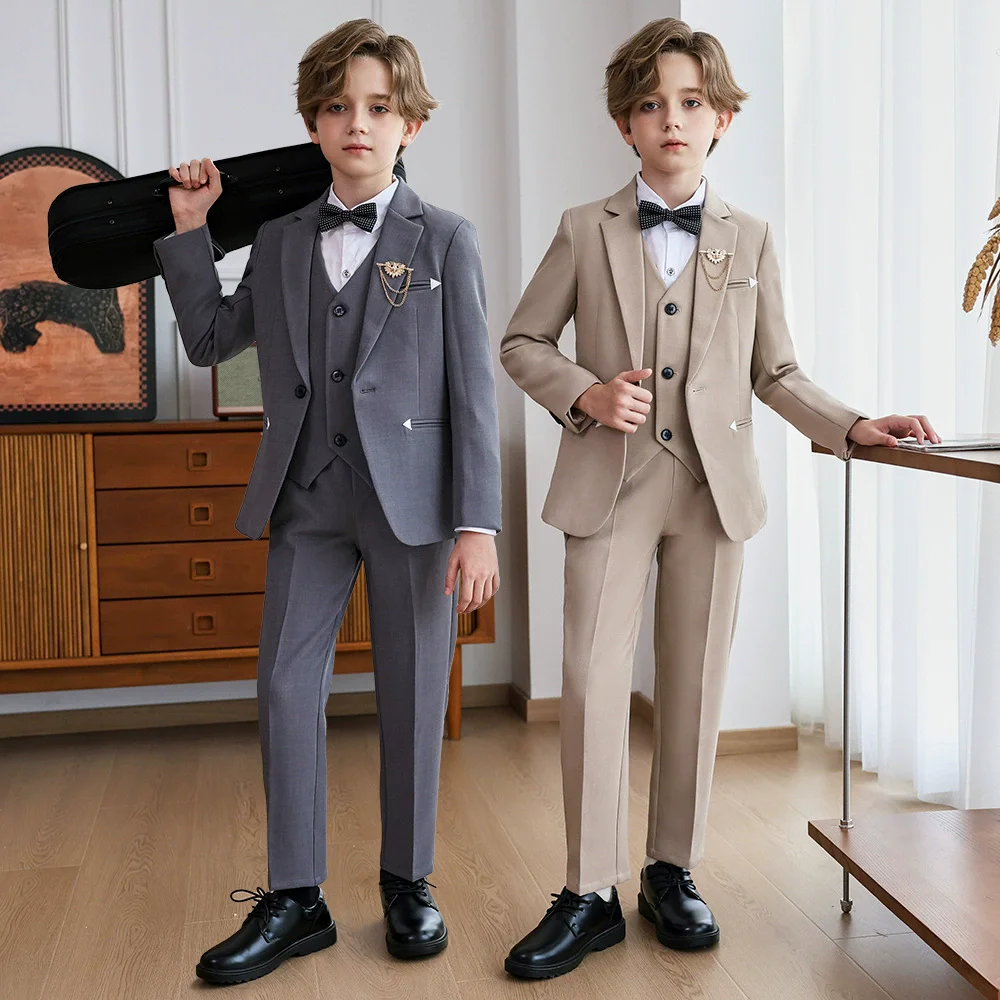 Teenagers Children's Suits Boys Gentlemen Clothes Sets Kids Piano Hosting Speeches One-year Dresses Formal Attire Wear Costumes
Teenagers Children's Suits Boys Gentlemen Clothes Sets Kids Piano Hosting Speeches One-year Dresses Formal Attire Wear Costumes