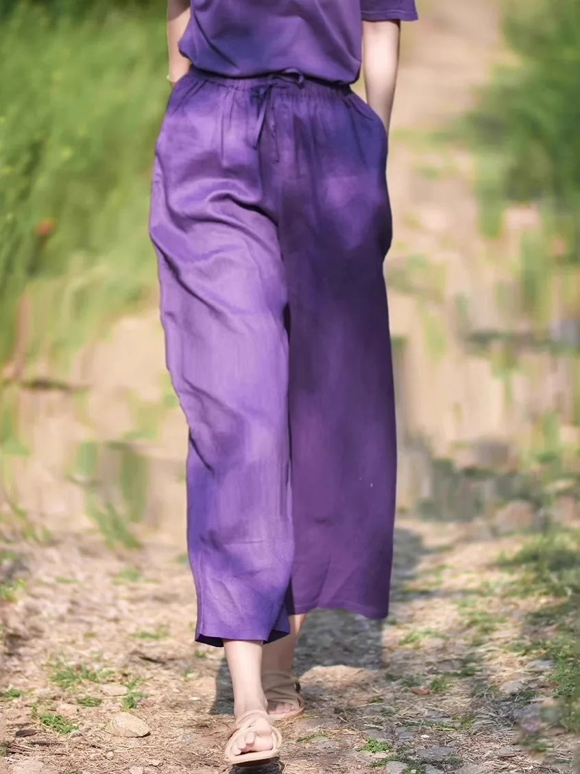 Faionable однотонные широкие брюки женские свободный крой универсальные Sli возрастные утягивающие длинные брюки для поездок на работу
Faionable однотонные широкие брюки женские свободный крой универсальные Sli возрастные утягивающие длинные брюки для поездок на работу