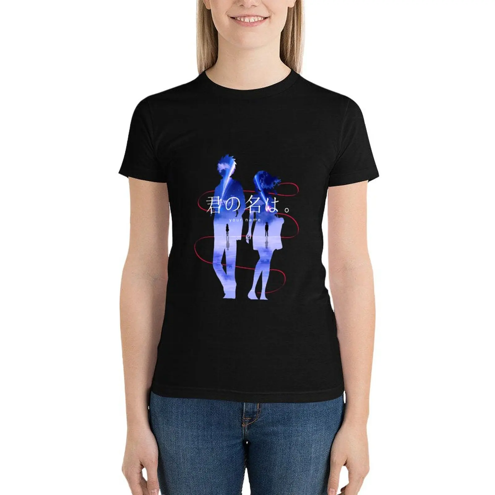Kimi no Na wa Your Name Anime Mitsuha & Taki Comet T-Shirt korean fashion anime clothes T-shirt Women
Kimi no Na wa Your Name Anime Mitsuha & Taki Comet T-Shirt korean fashion anime clothes T-shirt Women