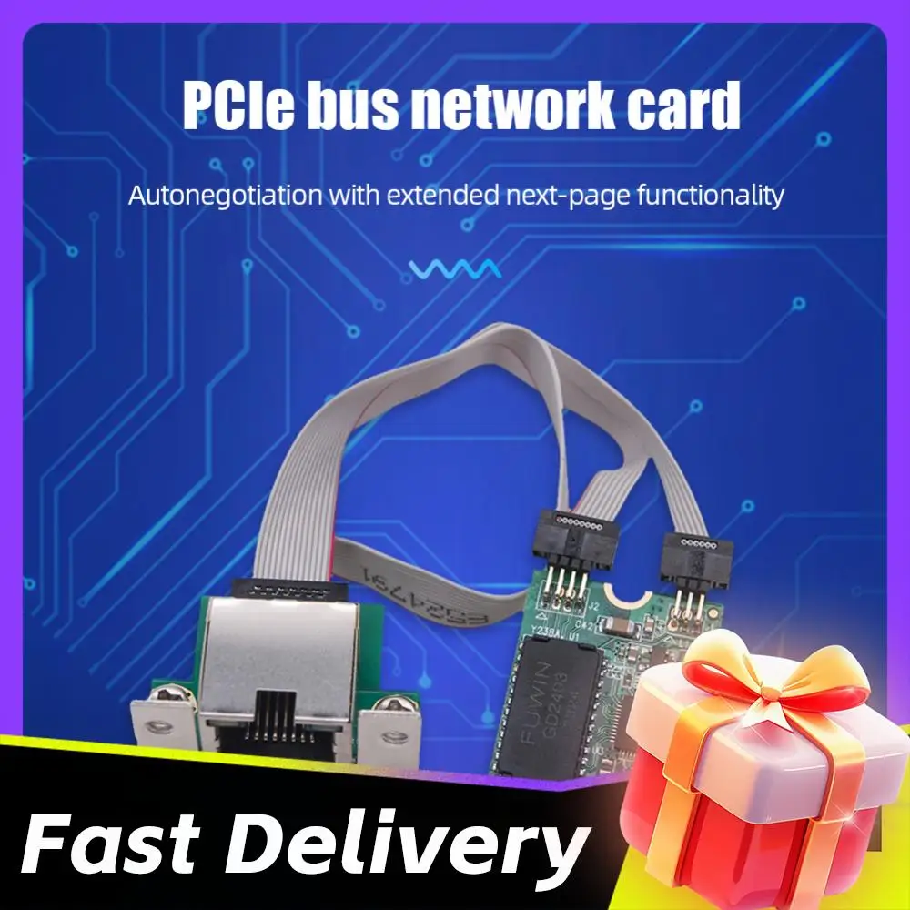 M.2 Gigabit Lan Adapter 2.5G/1000/100Mbps M2 RJ45 Network Adapter RTL8125BG Chip Ethernet Adapter Mini PCIE