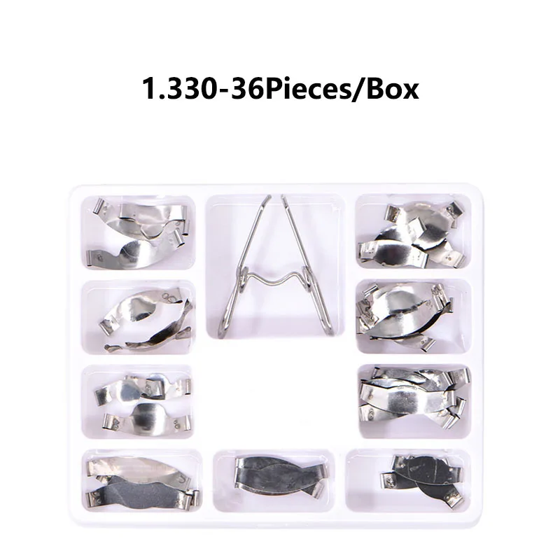 36 шт./кор. стоматологическая сегментированная система скоб 1,330 стоматологические сегментированные ленты для скоб, зажимные/отделительные кольца из смолы, стоматологические инструменты
36 шт./кор. стоматологическая сегментированная система скоб 1,330 стоматологические сегментированные ленты для скоб, зажимные/отделительные кольца из смолы, стоматологические инструменты