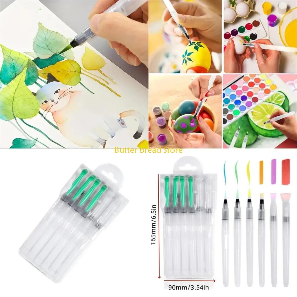 W89C Painting Water Brush for Watercolor Gouache Painting Lettering Flat/Point Tip
W89C Painting Water Brush for Watercolor Gouache Painting Lettering Flat/Point Tip
