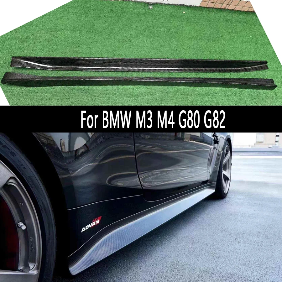 For BMW M3 M4 G80 G82 G83 Carbon Fiber Side Skirts Side bumper Splitters Side skirt Cupwings Winglets Canards body kit
For BMW M3 M4 G80 G82 G83 Carbon Fiber Side Skirts Side bumper Splitters Side skirt Cupwings Winglets Canards body kit