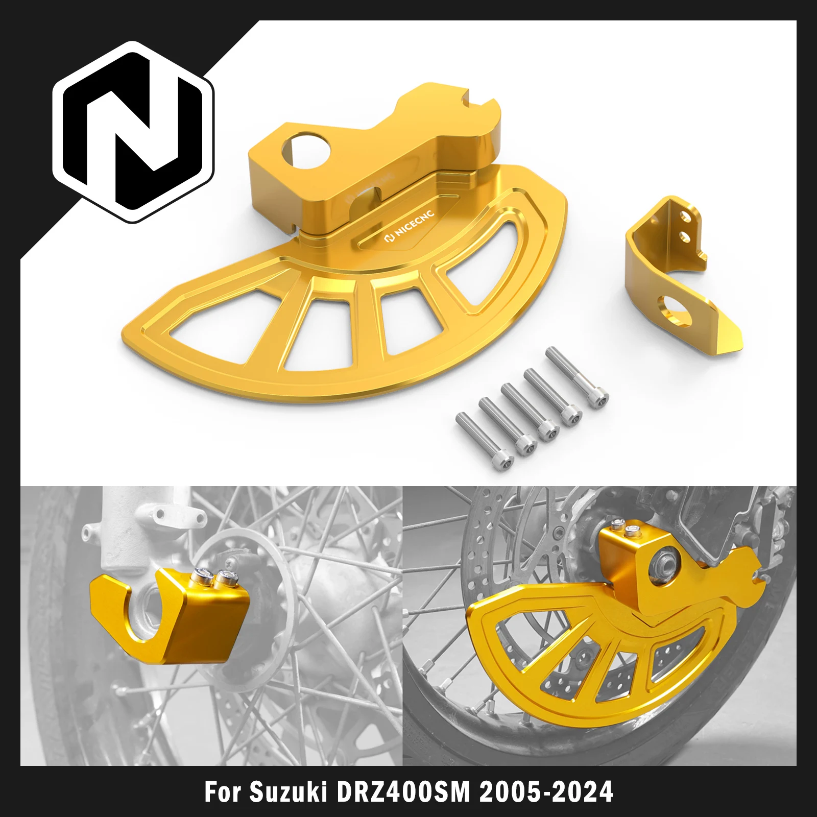 2005-2024 For Suzuki DRZ400SM DR-Z 400SM DRZ 400SM Motocross Front Brake Disc Guard & Fork Shoe Guard Cover Aluminum 2023 2022
2005-2024 For Suzuki DRZ400SM DR-Z 400SM DRZ 400SM Motocross Front Brake Disc Guard & Fork Shoe Guard Cover Aluminum 2023 2022