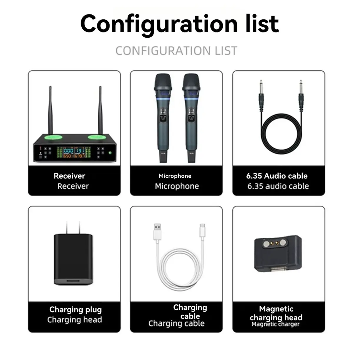 Лучший беспроводной микрофон Аксессуары для UHF-микрофона с универсальным зарядным устройством Пение Домашние развлечения Микрофон KTV (США)
Лучший беспроводной микрофон Аксессуары для UHF-микрофона с универсальным зарядным устройством Пение Домашние развлечения Микрофон KTV (США)