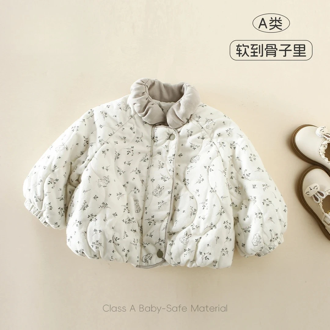 Infant Cotton-padded Jacket Autumn and Winter New Children's Clothing Baby Mori Autumn and Winter Cotton Clothing Floral Jacket
Infant Cotton-padded Jacket Autumn and Winter New Children's Clothing Baby Mori Autumn and Winter Cotton Clothing Floral Jacket