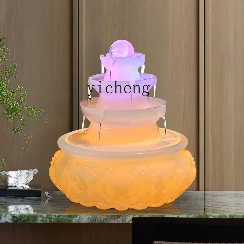 TWR Creative Flowing Water Ornament Modern Small Fountain Front Desk Office Feng Shui Wheel
TWR Creative Flowing Water Ornament Modern Small Fountain Front Desk Office Feng Shui Wheel