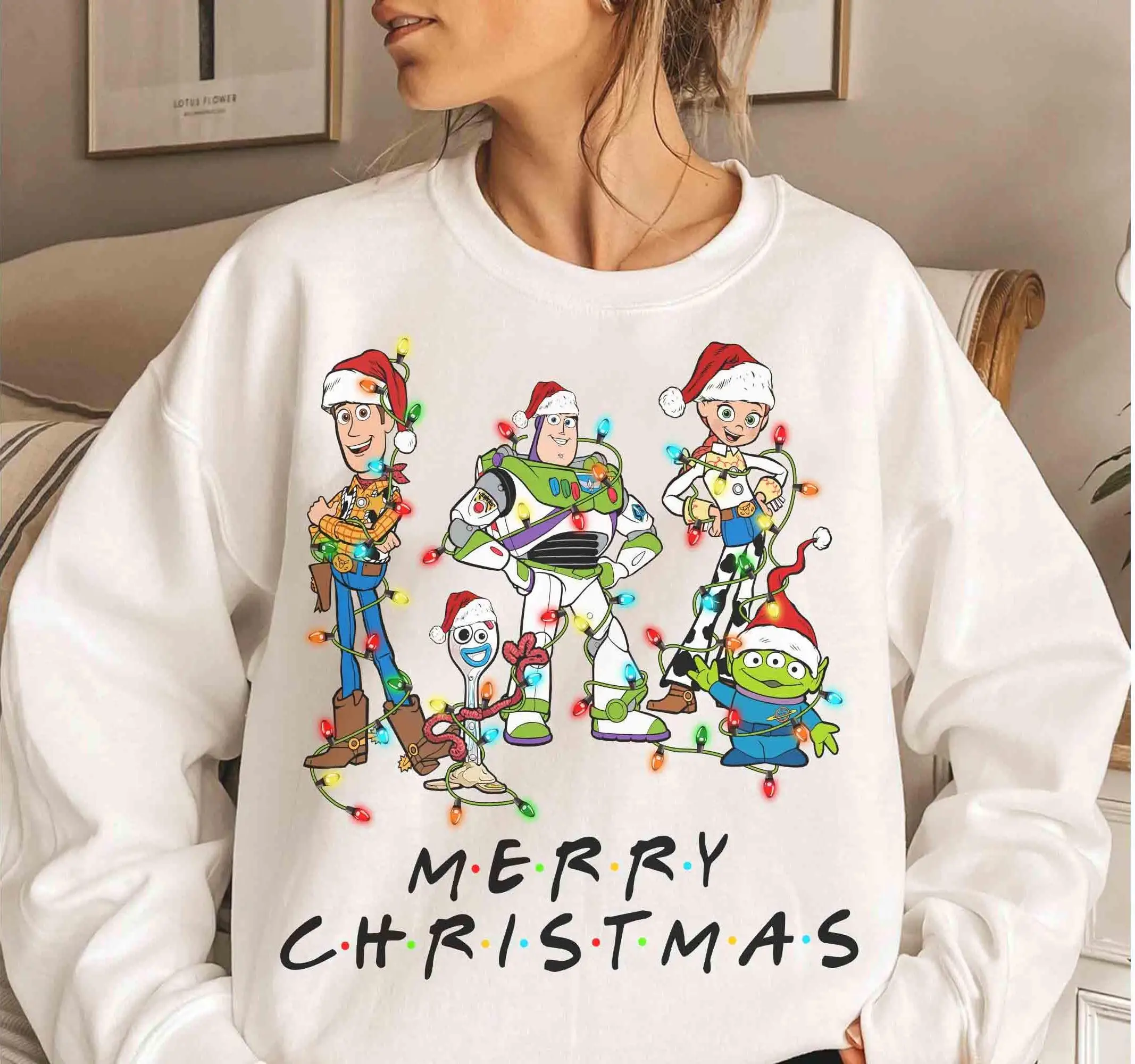 С Рождеством Толстовка «История игрушек» Диснейленд Рождественская легкая рубашка Вуди и Базз Семейная рождественская футболка
С Рождеством Толстовка «История игрушек» Диснейленд Рождественская легкая рубашка Вуди и Базз Семейная рождественская футболка