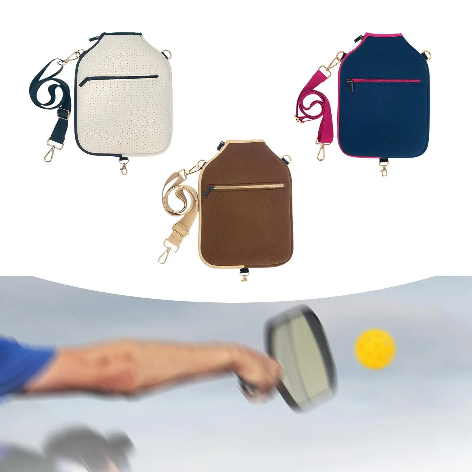 Pickleball Racket Cover with Adjustable Shoulder Strap, Shoulder Bag, Men Women
Pickleball Racket Cover with Adjustable Shoulder Strap, Shoulder Bag, Men Women