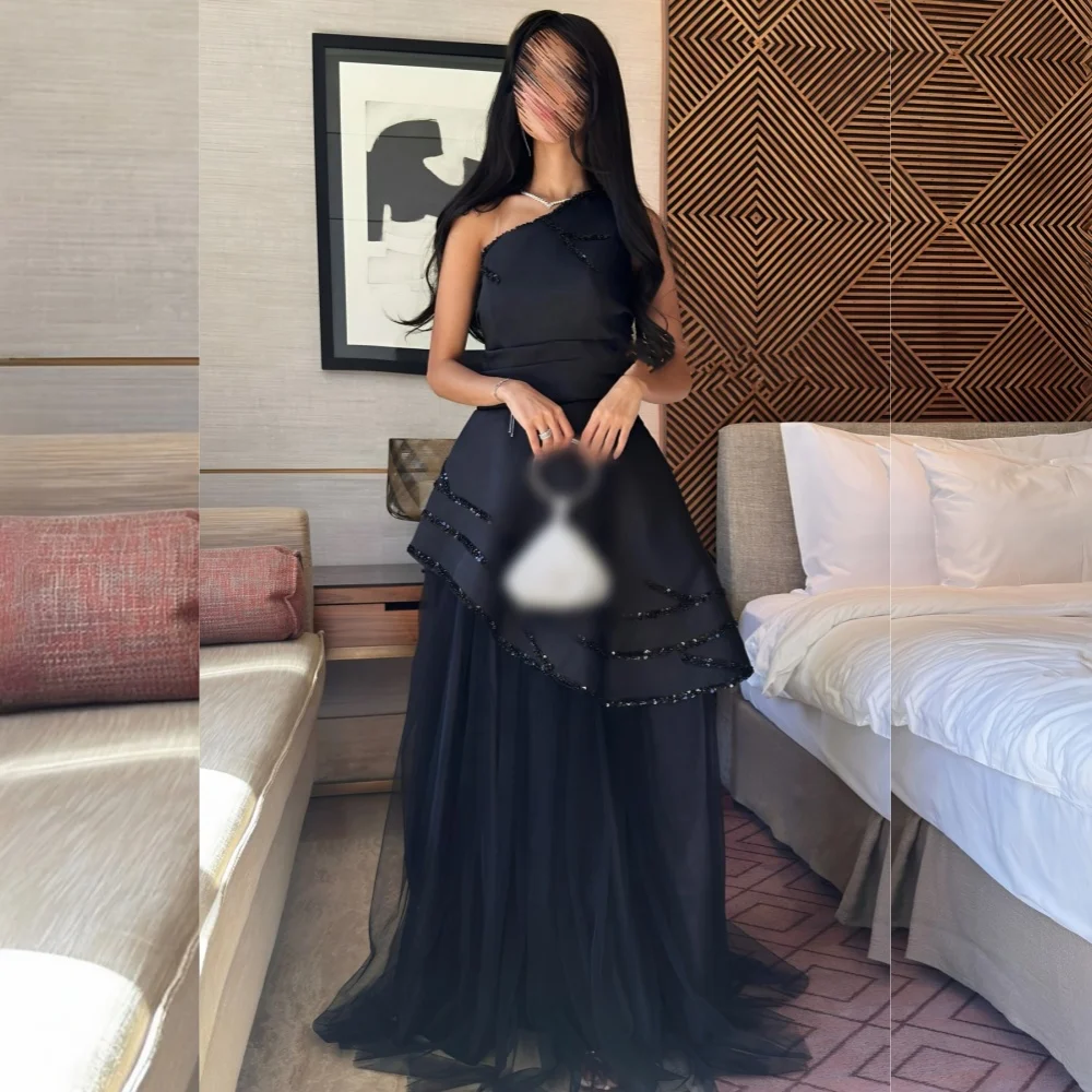 Customized Elegant Organza Sequined Pleat A-line One-shoulder Long Dresses Bespoke Occasion High Quality
Customized Elegant Organza Sequined Pleat A-line One-shoulder Long Dresses Bespoke Occasion High Quality