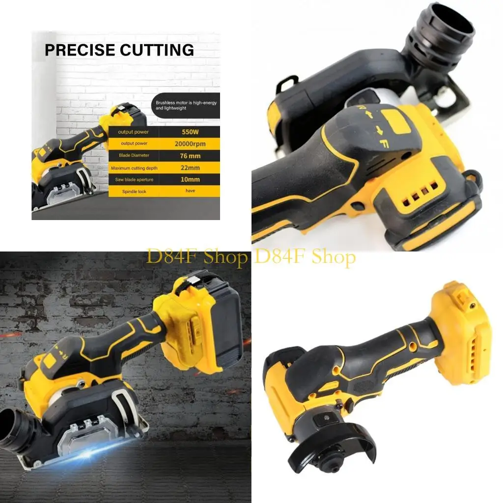 D84F 20V Brushless Angles Grinder 20000RPM Electric Polishing Grinding Machine Grinde
D84F 20V Brushless Angles Grinder 20000RPM Electric Polishing Grinding Machine Grinde