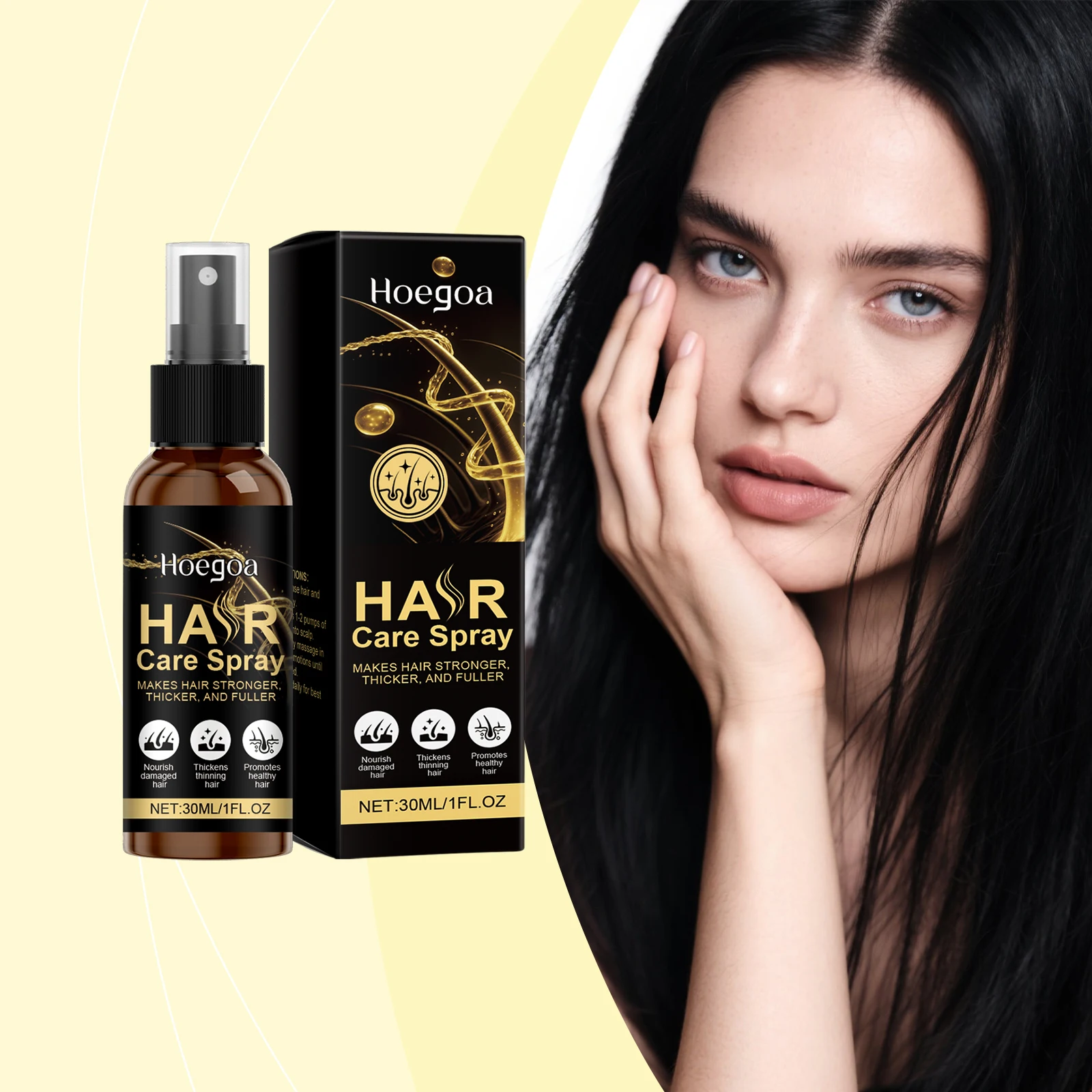 Hair Daily Care Nourishing Spray-Gentle Formula Supports Natural Vitality, Enhances Shine & Creates Silky Smooth Hair Appearance
Hair Daily Care Nourishing Spray-Gentle Formula Supports Natural Vitality, Enhances Shine & Creates Silky Smooth Hair Appearance