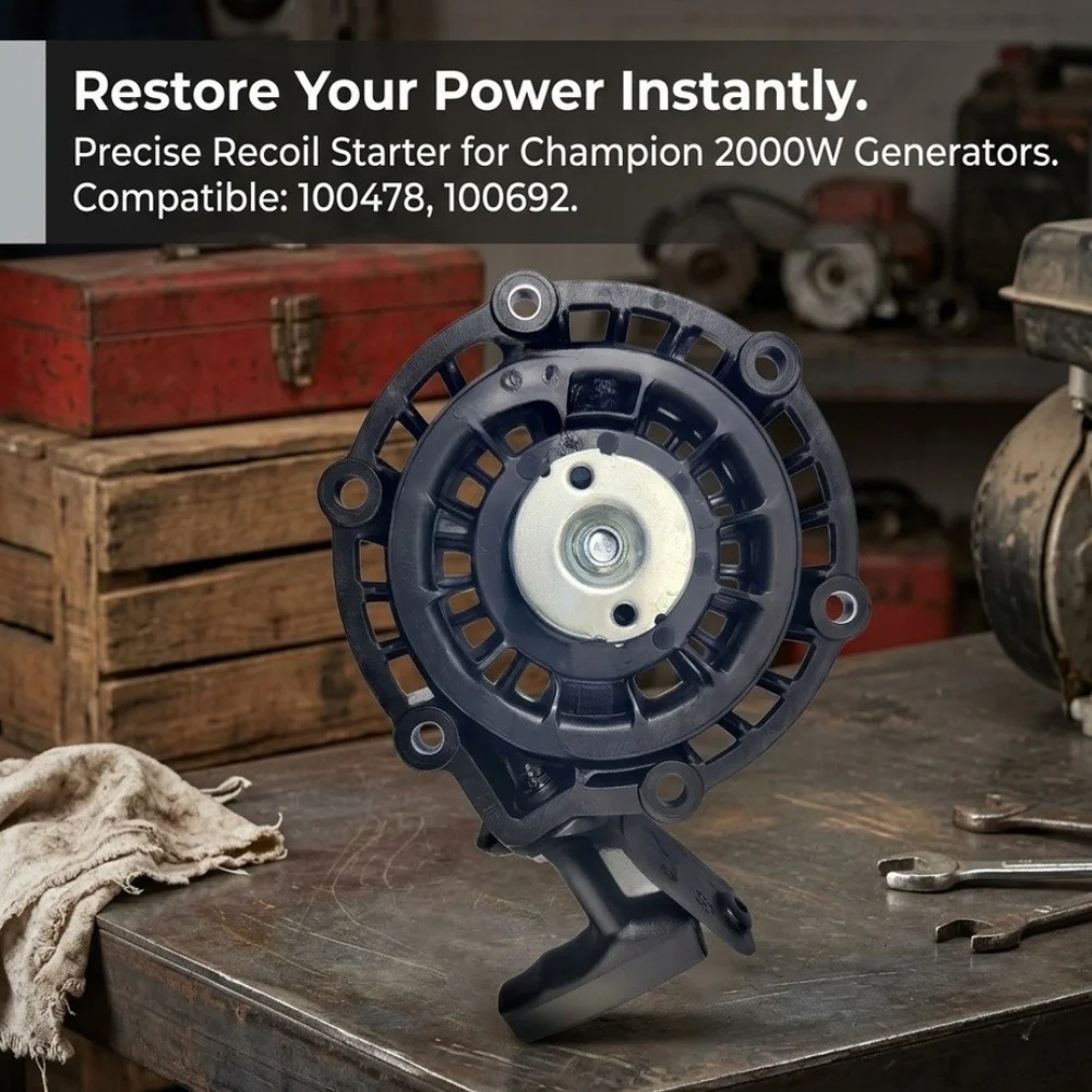 Recoil Starter Pull Start Assembly High-Performance Recoil Starter Assembly For Champion 2000W Generators
Recoil Starter Pull Start Assembly High-Performance Recoil Starter Assembly For Champion 2000W Generators