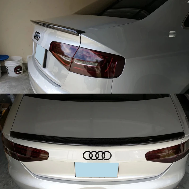 ДЛЯ AUDI A4 B8.5 2013-2016 Седан S Стиль Углеродное волокно Задний спойлер Крыло багажника FRP Кованый карбон 
ДЛЯ AUDI A4 B8.5 2013-2016 Седан S Стиль Углеродное волокно Задний спойлер Крыло багажника FRP Кованый карбон