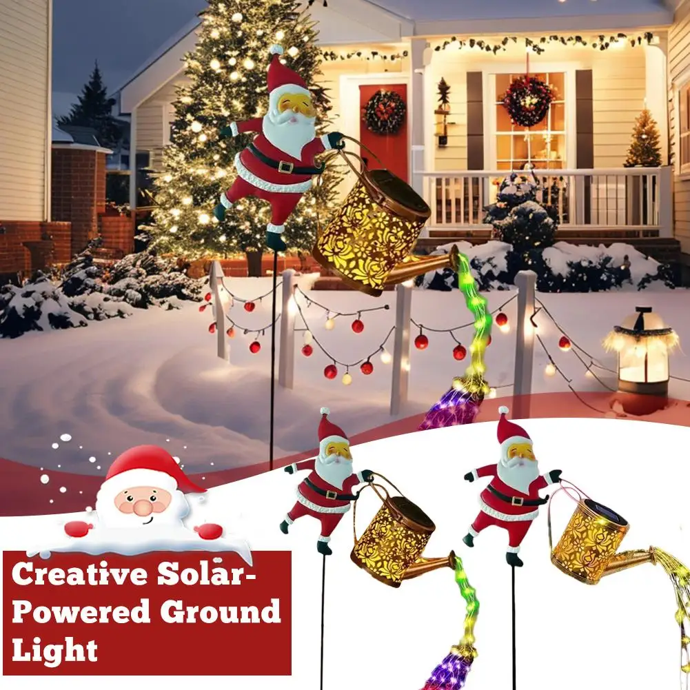 Солнечные садовые фонари, водонепроницаемая лейка Санта-Клауса, дизайн декоративной солнечной лейки с подсветкой для дорожек, двора
Солнечные садовые фонари, водонепроницаемая лейка Санта-Клауса, дизайн декоративной солнечной лейки с подсветкой для дорожек, двора