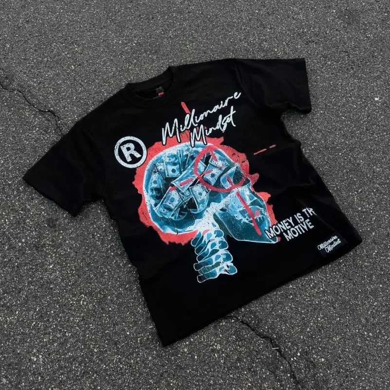 Y2k oversized T-shirt men clothing letter printed top street Harajuku hip-hop loose shirt retro casual fashion short sleeved
Y2k oversized T-shirt men clothing letter printed top street Harajuku hip-hop loose shirt retro casual fashion short sleeved