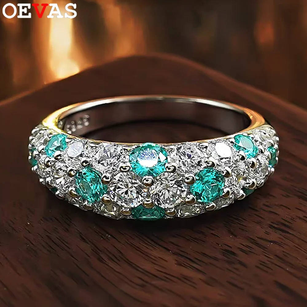 OEVAS 100% 925 Silver 2mm Green/Pink Zircon Ring For Women Sparkling Lab Diamond Starry Sky Ring Wedding Party Fine Jewelry Gift 
OEVAS 100% 925 Silver 2mm Green/Pink Zircon Ring For Women Sparkling Lab Diamond Starry Sky Ring Wedding Party Fine Jewelry Gift