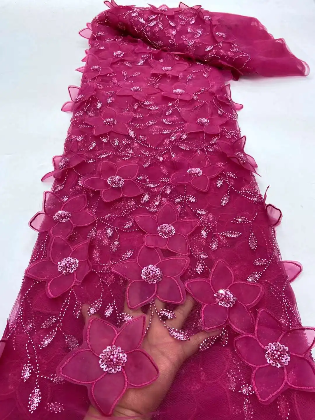 Luxury French Beads Lace Fabric 2024 High Quality African Sequins Groom Net Lace Fabrics For Nigerian Wedding Dresses JYQ1-4
Luxury French Beads Lace Fabric 2024 High Quality African Sequins Groom Net Lace Fabrics For Nigerian Wedding Dresses JYQ1-4