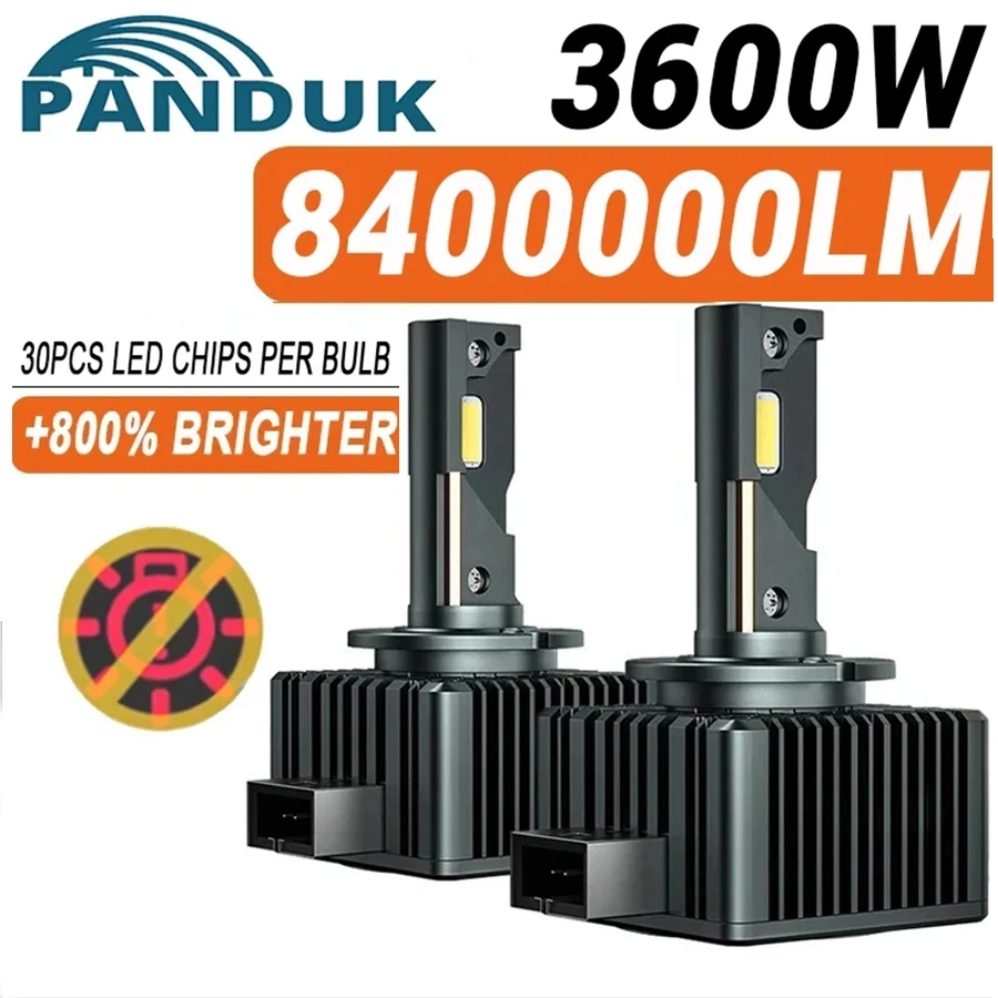 Светодиодные лампы PANDUK D3S D1S 8600000LM 6000W Canbus для фар, сверхъяркие автомобильные LED-лампы D4S D2S D8S D1R D2R D3R, 12В 24В, 2 шт.
Светодиодные лампы PANDUK D3S D1S 8600000LM 6000W Canbus для фар, сверхъяркие автомобильные LED-лампы D4S D2S D8S D1R D2R D3R, 12В 24В, 2 шт.