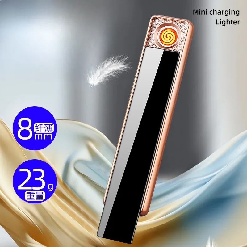 Portable Windproof USB Rechargeable Lighter Touch Metal Electronic Flameless Lighter Cigarette Cigar Accessories Men's Gadgets
Portable Windproof USB Rechargeable Lighter Touch Metal Electronic Flameless Lighter Cigarette Cigar Accessories Men's Gadgets