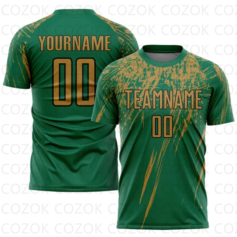 Customized Blue Green Pattern Football Jerseys for Men Unisex Football Short Sleeves Athletic Tee Shirts
Customized Blue Green Pattern Football Jerseys for Men Unisex Football Short Sleeves Athletic Tee Shirts