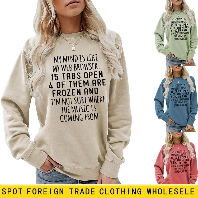 My Mind Is Like My Web Browser Long-sleeved Sweater Fashion Love Road Unisex Tops Clothes
My Mind Is Like My Web Browser Long-sleeved Sweater Fashion Love Road Unisex Tops Clothes