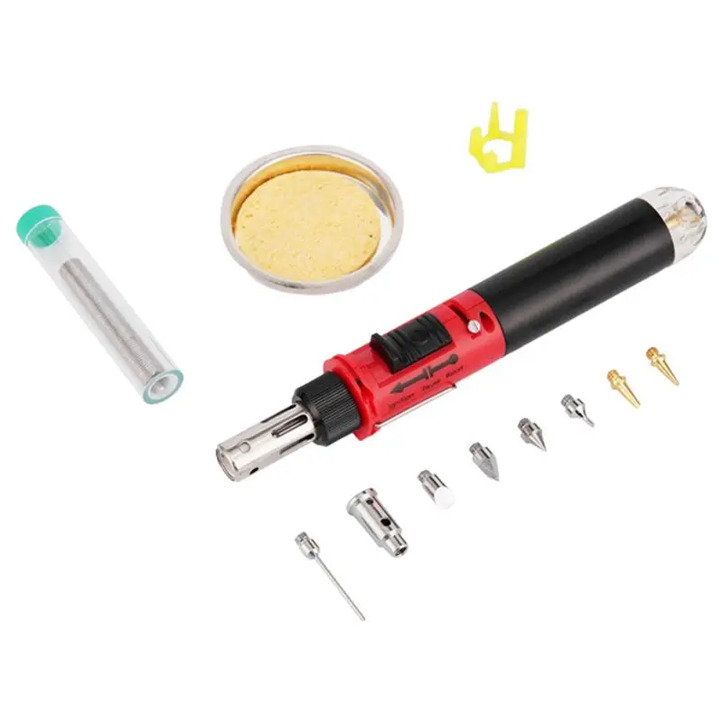 A21Q -Cordless Gas Soldering Iron Heat Blower Torch Self-Ignite Instant Start Portable Adjustable Flame Control Welding Tools
A21Q -Cordless Gas Soldering Iron Heat Blower Torch Self-Ignite Instant Start Portable Adjustable Flame Control Welding Tools