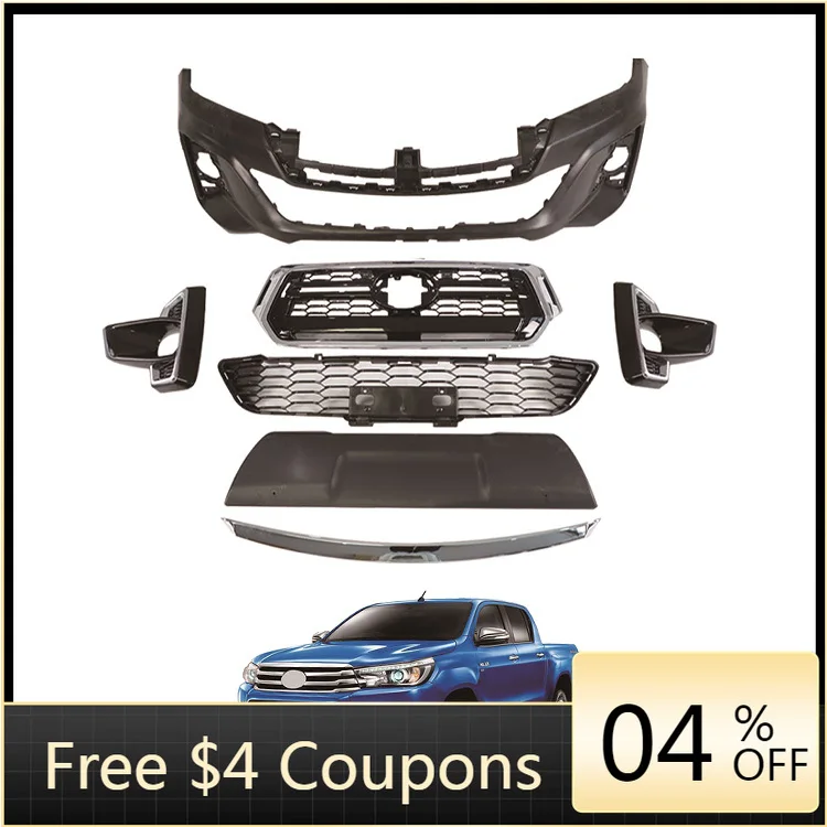 High quality hot sellingRevo Upgrade Rocco Sport Design Facelifts Bodykit Conversion Car Bumper Body Kit for ToyotaS Hilux
High quality hot sellingRevo Upgrade Rocco Sport Design Facelifts Bodykit Conversion Car Bumper Body Kit for ToyotaS Hilux