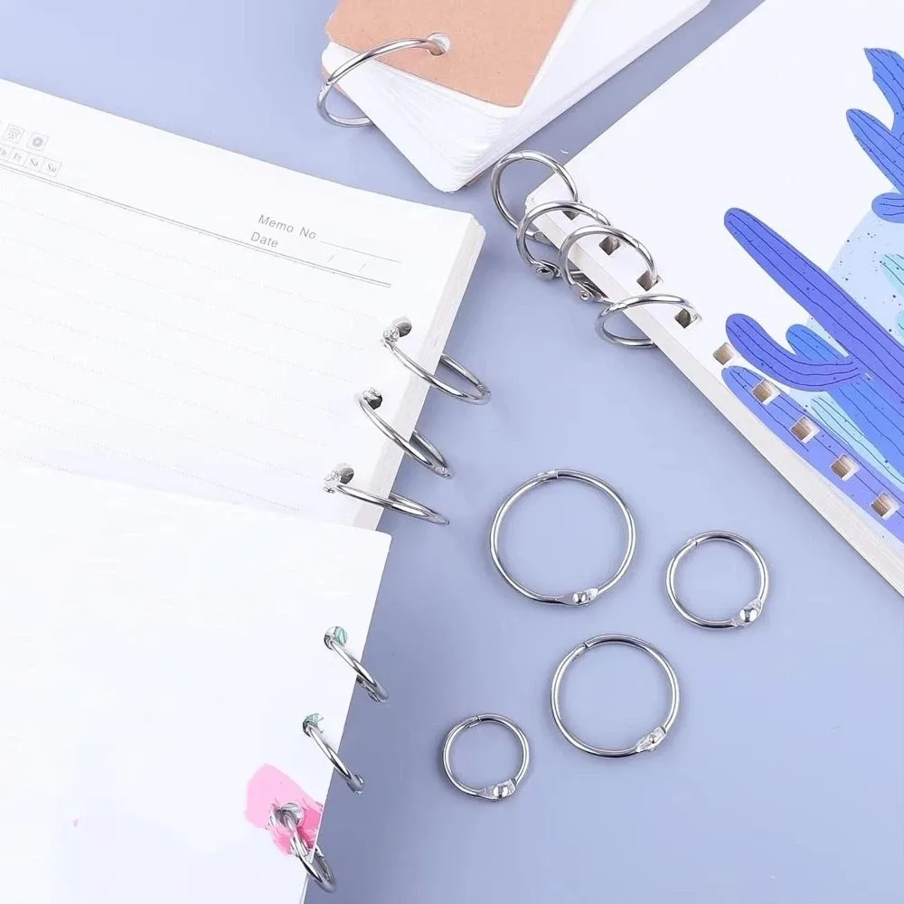 50Pcs O Ring Metal Binder Rings Sturdy Assorted Sizes Loose Leaf Binder Rings Opening Ring Durable Keychain Rings
50Pcs O Ring Metal Binder Rings Sturdy Assorted Sizes Loose Leaf Binder Rings Opening Ring Durable Keychain Rings