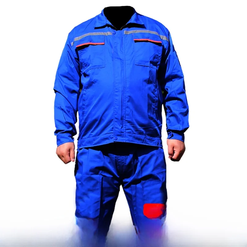 plus Size Summer Thin Blue Work Uniform Set for Office Labor Protection Cotton Blend Fabric Worker's Shirt And Pants Ensemble
plus Size Summer Thin Blue Work Uniform Set for Office Labor Protection Cotton Blend Fabric Worker's Shirt And Pants Ensemble