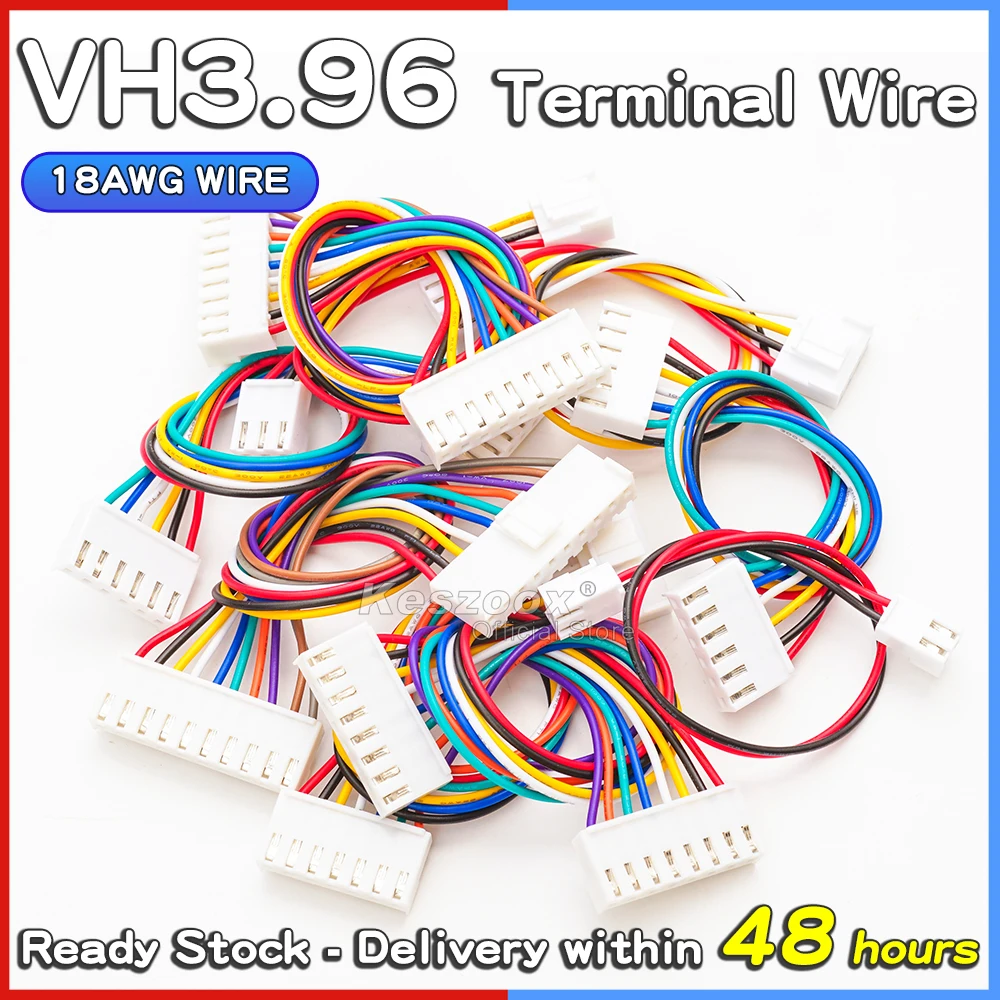 Kidisoii JST VH3.96mm Wire Cable Connector 2/3/4/5/6/7/8/9/10Pin 10/20/30/50/40/80cm Length Male Female Socket Terminal 18AWG
Kidisoii JST VH3.96mm Wire Cable Connector 2/3/4/5/6/7/8/9/10Pin 10/20/30/50/40/80cm Length Male Female Socket Terminal 18AWG